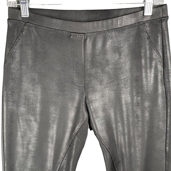 Soft Surroundings Leggings XS Work Office Capsule Leather Minimal Stretchy Chic - Picture 2 of 9